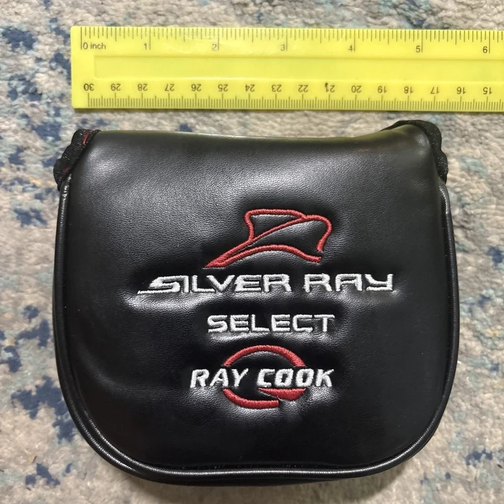 Sliver Ray Select Mallet Ray Cook Putter Head Cover Red White Stitching New RH - Picture 2 of 4